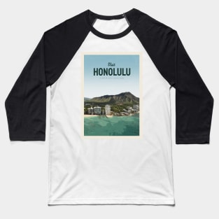 Visit Honolulu Baseball T-Shirt